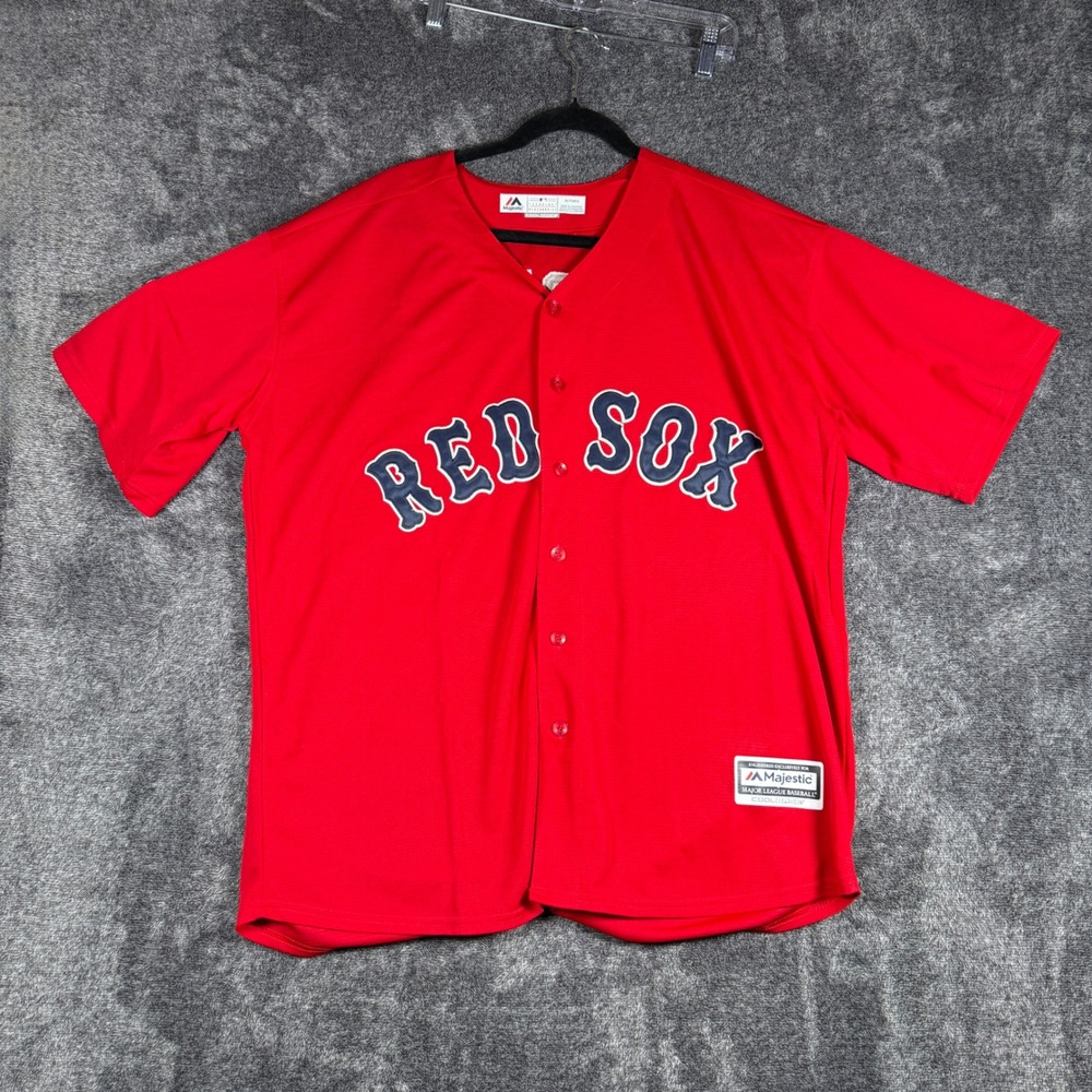 Majestic Boston Red Sox Jason Varitek 33 World Series 2004 Jersey Red XL Mens
